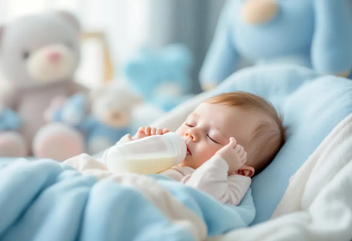 Bébé ne finit pas ses biberons et s'endort dessus : que faire ?