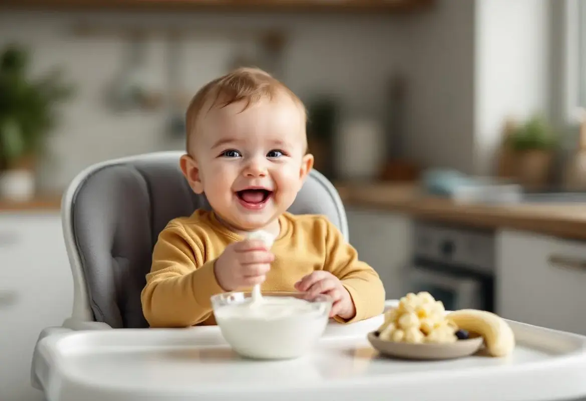 À quel âge donner des yaourts normaux à bébé ?