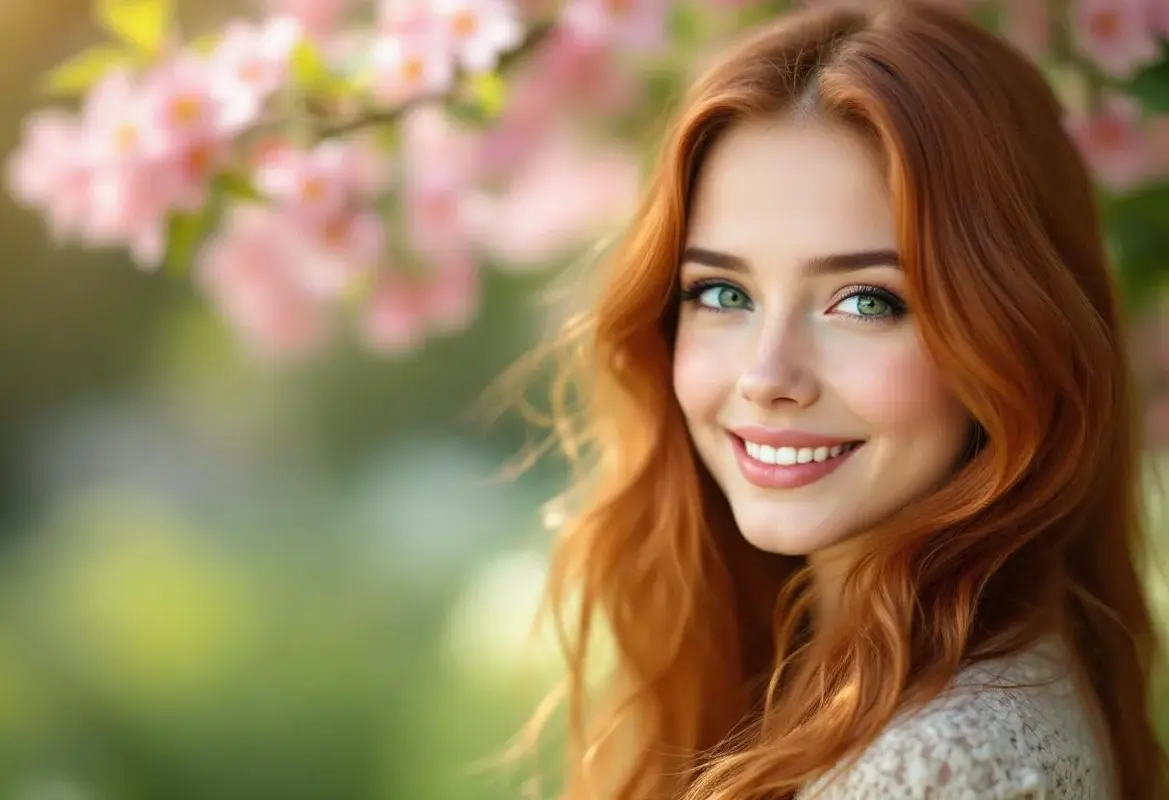 Quelle couleur de cheveux pour yeux verts et peau claire ?